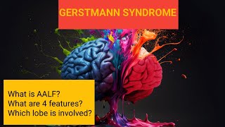 gerstmann syndrome  gerstmann straussler scheinker syndrome [upl. by Einahpehs]