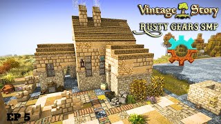 Vintage Story Greco Roman Farmhouse Rusty Gears Episode 5 [upl. by Demaggio]