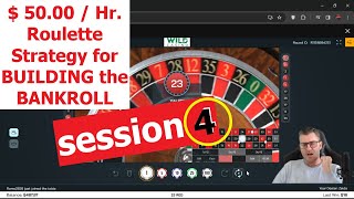 SESSION 4  BUILDING the BANKROLL  Matrix Quads amp Splits Roulette Strategy  BEST Roulette Strategy [upl. by Idnerb]