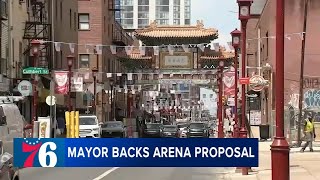 Chinatown leaders Jason Kelce react to 76ers arena deal in Center City [upl. by Berkie]