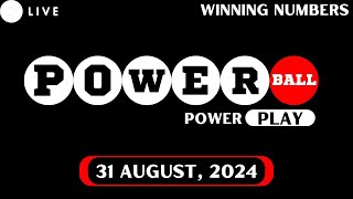 Powerball Lottery Drawing for Aug 31 2024  Live Winning Numbers amp Results [upl. by Jary]