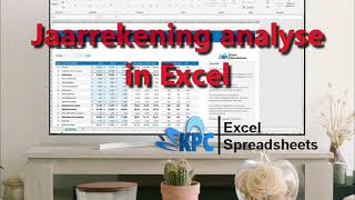 Jaarrekening analyse in Excel ✅ [upl. by Marte755]