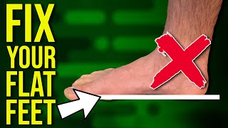 How to Fix Flat Feet with Ankle Pronation  Follow Along Routine amp Tools [upl. by Loats]