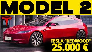 Cela ma surpris Nouveau Tesla Model 2 Redwood  Lancement Et Nouvelle Technologie De Batterie [upl. by Carrnan]