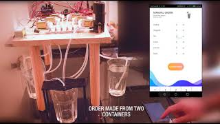 BARBOT  Bluetooth connected Arduino with Android Xamarin app C [upl. by Eirffej420]