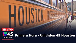 🔴 EN VIVO  Primera Hora  Cambio en rutas de autobuses escolares en Houston ISD [upl. by Ashia]