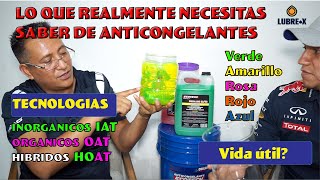 LO QUE REALMENTE TIENES QUE SABER DE ANTICONGELANTES REFRIGERANTES PARA TU AUTO O MAQUINARIA [upl. by Lubet]