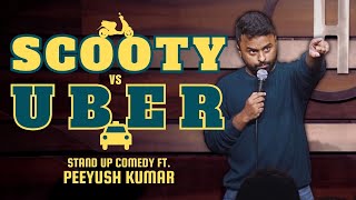 Scooty vs Uber  Bewkoof  Stand Up Comedy ft Peeyush Kumar [upl. by Nref]