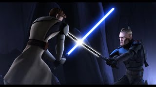 ObiWan Kenobi vs Pre Vizsla amp The Darksaber 4K HDR  Star Wars The Clone Wars [upl. by Blank]