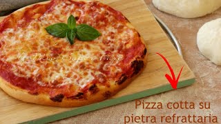 COTTURA PIZZA CON PIETRA REFRATTARIA NEL FORNO di CASASVELIAMO I SEGRETI [upl. by Jourdan380]