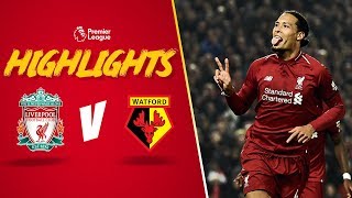 Manes cheeky backheel finish  Liverpool 50 Watford  Highlights [upl. by Ojytteb]