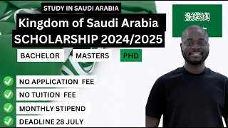 How to Apply for Fully Funded Scholarships in the Kingdom of Saudi Arabia 2024  StepbyStep Guide [upl. by Leona866]