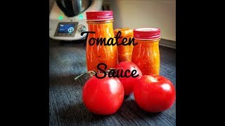 Tomatensauce  einfach schnell super lecker Tomatensoße selber machen  Thermomix [upl. by Idnem]