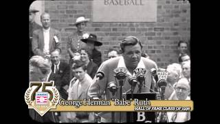 Opening of the Baseball Hall of Fame with Babe Ruth and Cy Young [upl. by Elene]