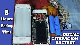 How To Reastoration Rechargeable Emergency Led Light At Home [upl. by Nam958]