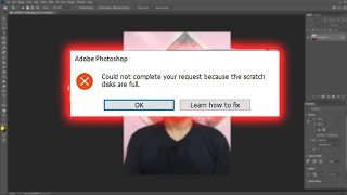 Cara Mengatasi quotCould Not Complete Your Request Because The Scratch Disk Are Fullquot Photoshop [upl. by Neiluj]