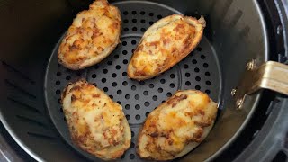 Air Fryer TwiceBaked Potatoes [upl. by Shaine625]