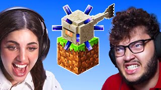 الوحوش هاجمونا انا و صبا  ماينكرافت Minecraft [upl. by Ellevehs181]