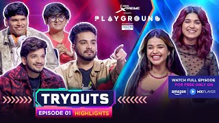 Playground 4 Tryouts  EP 1 Highlights  Elvish Yadav Munawar Mythpat Mortal  AmazonMXPlayer [upl. by Lorine]