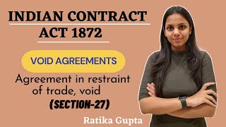 Agreement in restraint of trade  Other Essential Elements of a Valid Contract [upl. by Eekram]