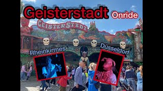 Geisterstadt Onride Rheinkirmes 2024 Fellerhoff [upl. by Neret]