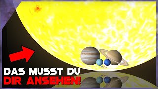 SO sieht unser Sonnensystem wirklich aus😳 [upl. by Namso]