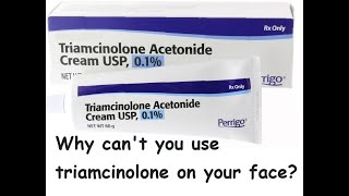 Why cant you use triamcinolone on your face [upl. by Ferneau]