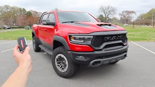 2021 RAM 1500 TRX Start Up Exhaust Test Drive and Review [upl. by Nea790]