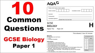 10 Common GCSE Biology Paper 1 Questions and Answers [upl. by Acirderf230]