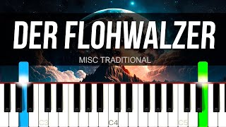 Der Flohwalzer PIANO  SHEET MUSIC  MIDI 🎹 [upl. by Neelik]