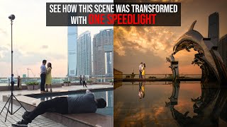 Basic One Light Outdoor Flash Photography Tutorial Speedlight [upl. by Amedeo]