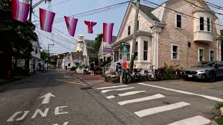 Friday morning Provincetown GoPro bike ride down Commercial Street [upl. by Ayot547]