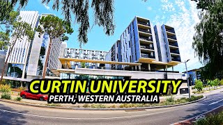 Walking Tour CURTIN UNIVERSITY in Perth Australia Bentley Campus Full Walkthrough [upl. by Ahsenak]