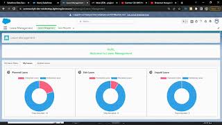 Complete Implementation of Leave Management System Using LWC [upl. by Farrar292]