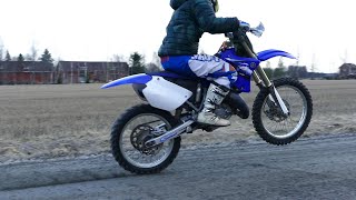 Yamaha YZ 125 First Quick Test [upl. by Anirres947]