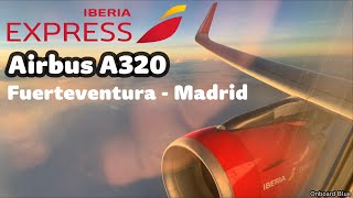 TRIP REPORT  Iberia Business Class  Iberia Express A320214  Fuerteventura to Madrid [upl. by Hope]