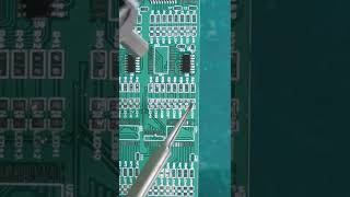 Solder SMD components  Solder capacitors on soldering practice board [upl. by Arac801]