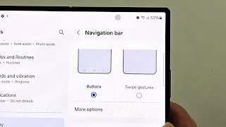 How To Switch Between Gestures and Buttons on Samsung Galaxy Z Fold 6 [upl. by Dorelia]