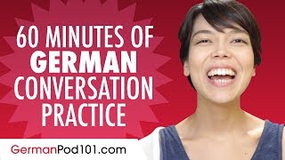 60 Minutes of German Conversation Practice  Improve Speaking Skills [upl. by Shelton]