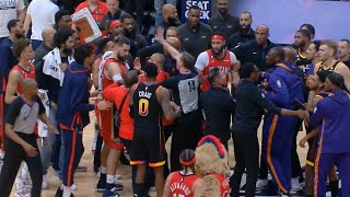 Zion Williamson 360 windmill dunk starts all in altercation at end of game vs Suns [upl. by Cal]