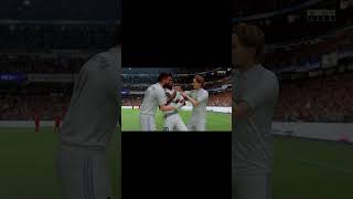 REAL MADRID GOAL 269 VINICIUS JR ASSIST KARIM BENZEMA l FIFA 23 [upl. by Narut]