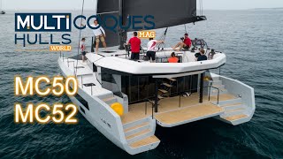 McCONAGHY MC50  MC52 Catamaran  Boat Review Teaser  Multicoques Mag  Multihulls World [upl. by Dorelle133]