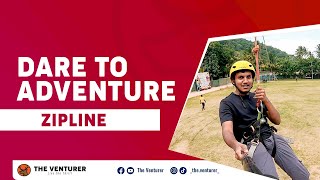 Zipline  Ziplining  Dare to Adventure  The Venturer  Live the Thrill  sltheventurer [upl. by Babs]