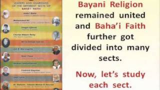 Division among the followers of Bab and Bahaullah [upl. by Novat]