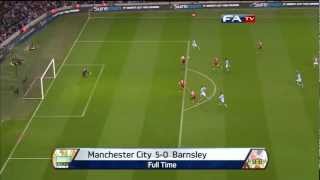 Manchester City 50 Barnsley FA Cup Sixth Round  FATV [upl. by Penland121]