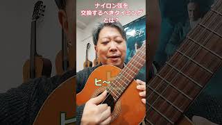 ナイロン弦交換のタイミングとは？ guitar クラシックギター ギター [upl. by Franz]