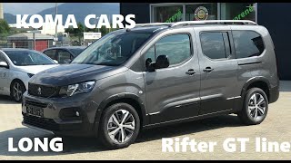 Peugeot Rifter Long L2 7 seater  demonstration  Interier exterier walkaround [upl. by Genaro]