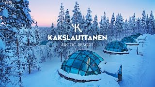 OFFICIAL  Kakslauttanen Arctic Resort in wintertime [upl. by Solracsiul]