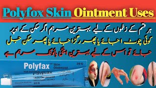 Polyfax skin ointment uses in urdu  Polyfax cream skincare [upl. by Yllom441]