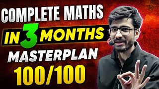 Masterplan To Complete MATHS Syllabus in 90 Days 🎯  Class10th Boards [upl. by Croydon]